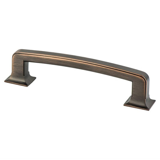 6.06" Traditional Rectangular Pull in Verona Bronze from Hearthstone Collection