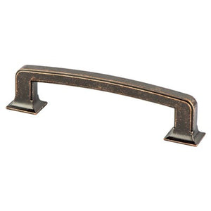 6.06' Traditional Rectangular Pull in Weathered Verona Bronze from Hearthstone Collection
