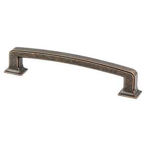 7.31' Traditional Rectangular Pull in Weathered Verona Bronze from Hearthstone Collection