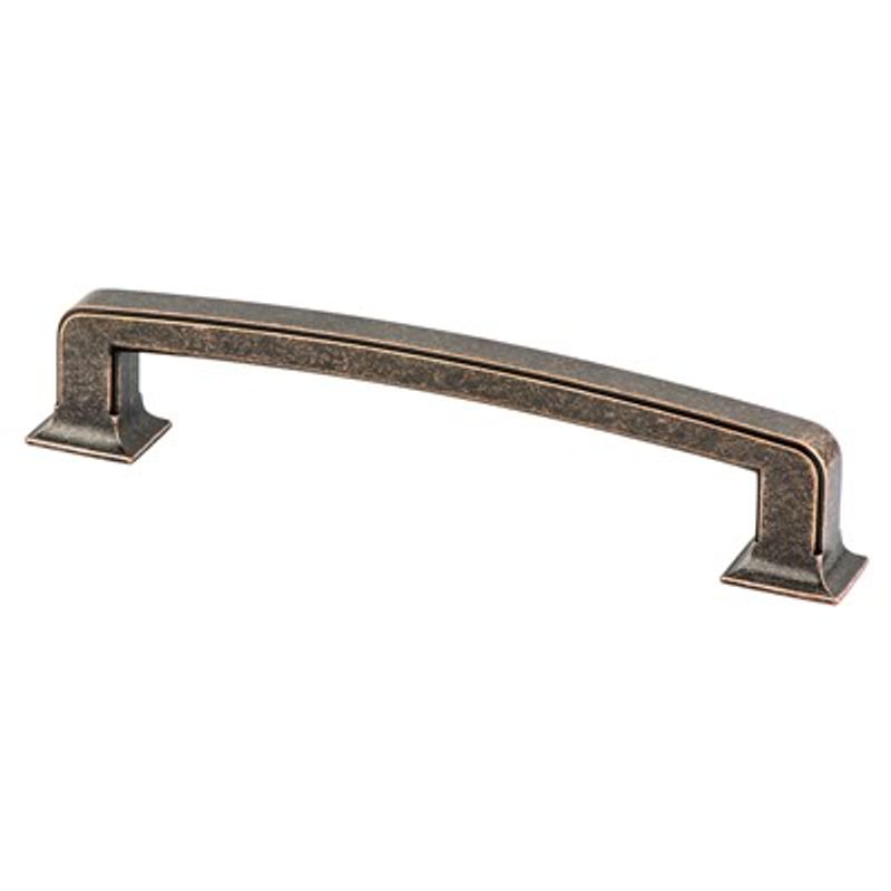7.31' Traditional Rectangular Pull in Weathered Verona Bronze from Hearthstone Collection