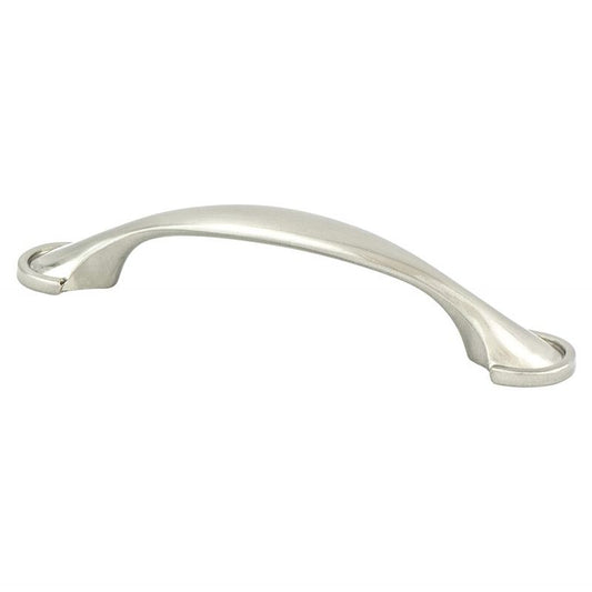 5.38" Traditional Arch Pull in Brushed Nickel from Hillcrest Collection