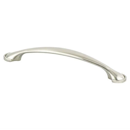 6.63" Traditional Arch Pull in Brushed Nickel from Hillcrest Collection