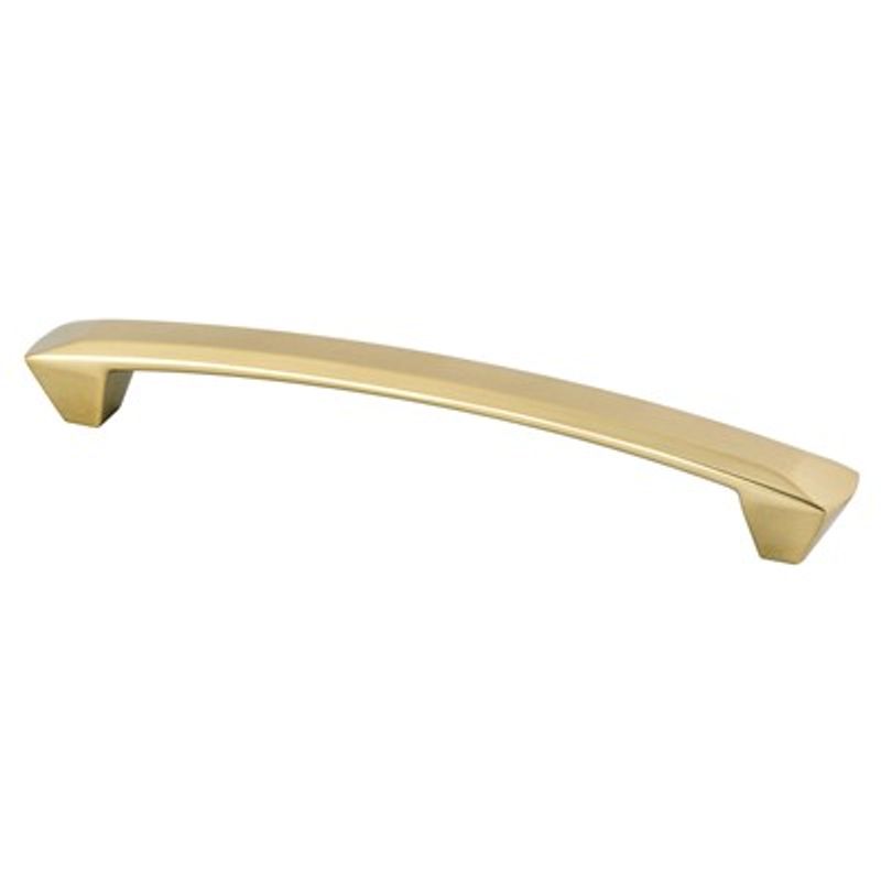 7.25' Contemporary Rectangular Pull in Modern Brushed Gold from Laura Collection