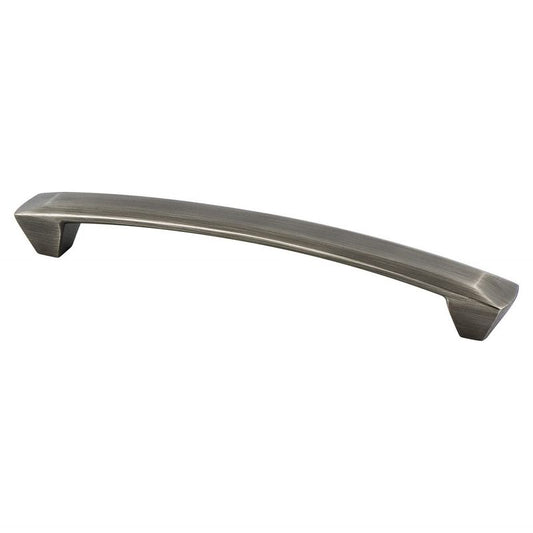 7.25" Contemporary Rectangular Pull in Vintage Nickel from Laura Collection