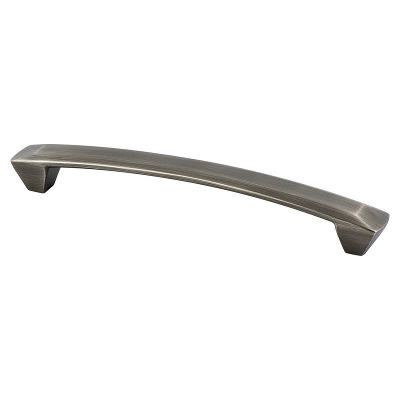 7.25' Contemporary Rectangular Pull in Vintage Nickel from Laura Collection