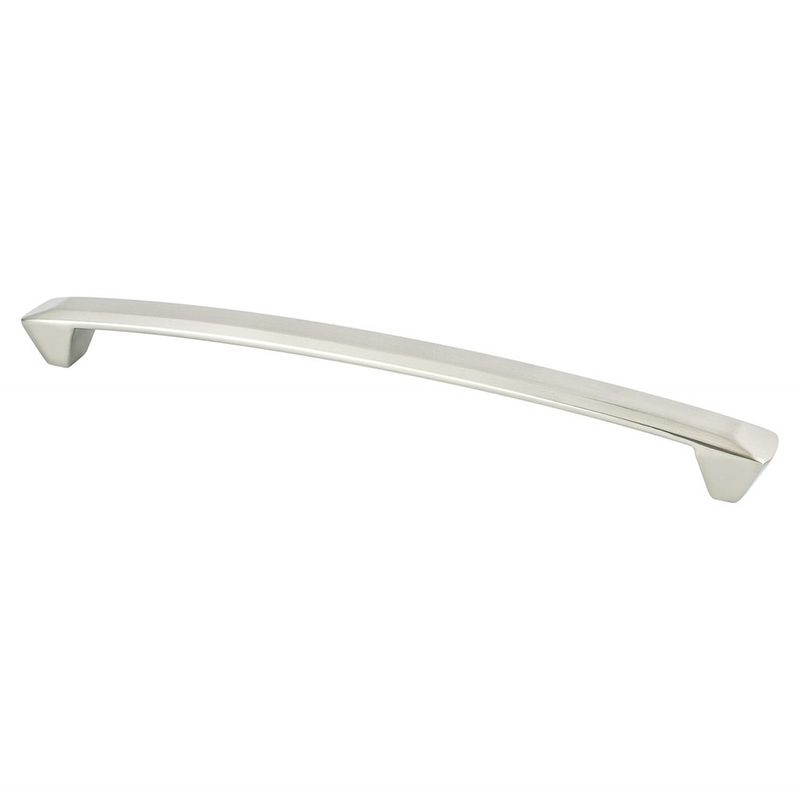 9.75' Contemporary Rectangular Pull in Brushed Nickel from Laura Collection