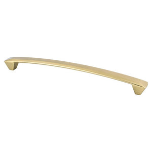 9.75' Contemporary Rectangular Pull in Modern Brushed Gold from Laura Collection