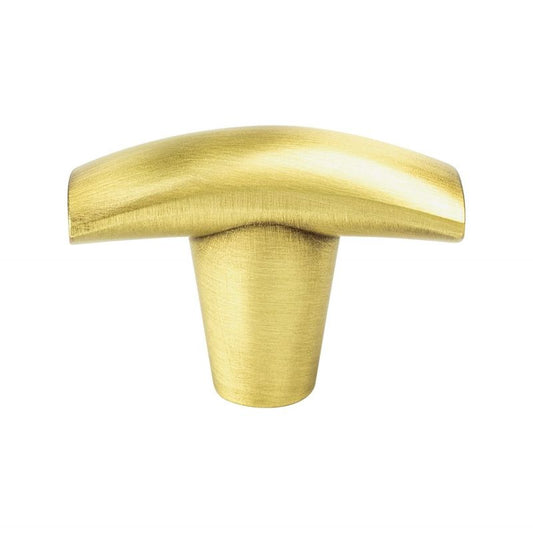 0.69" Wide Transitional Modern Classic T-Bar in Satin Gold from Meadow Collection