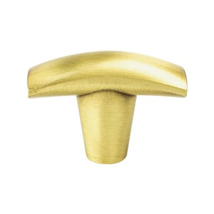 0.69' Wide Transitional Modern Classic T-Bar in Satin Gold from Meadow Collection