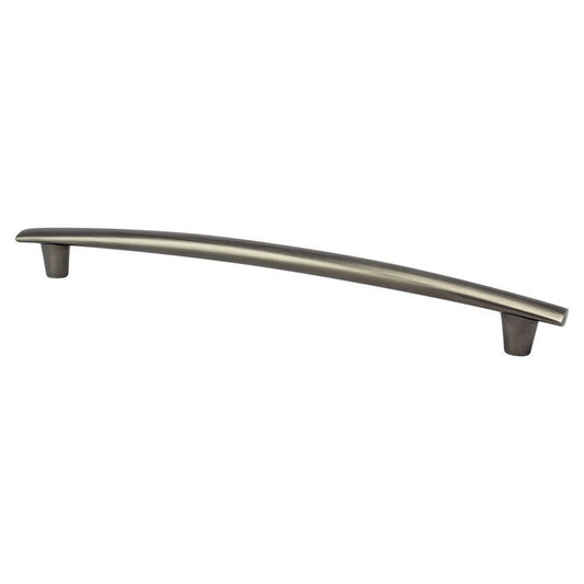 11.69" Transitional Modern Classic Subtle Arch Appliance Pull in Graphite from Meadow Collection