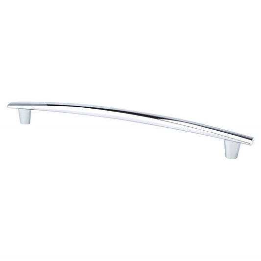 11.69" Transitional Modern Classic Subtle Arch Appliance Pull in Polished Chrome from Meadow Collection