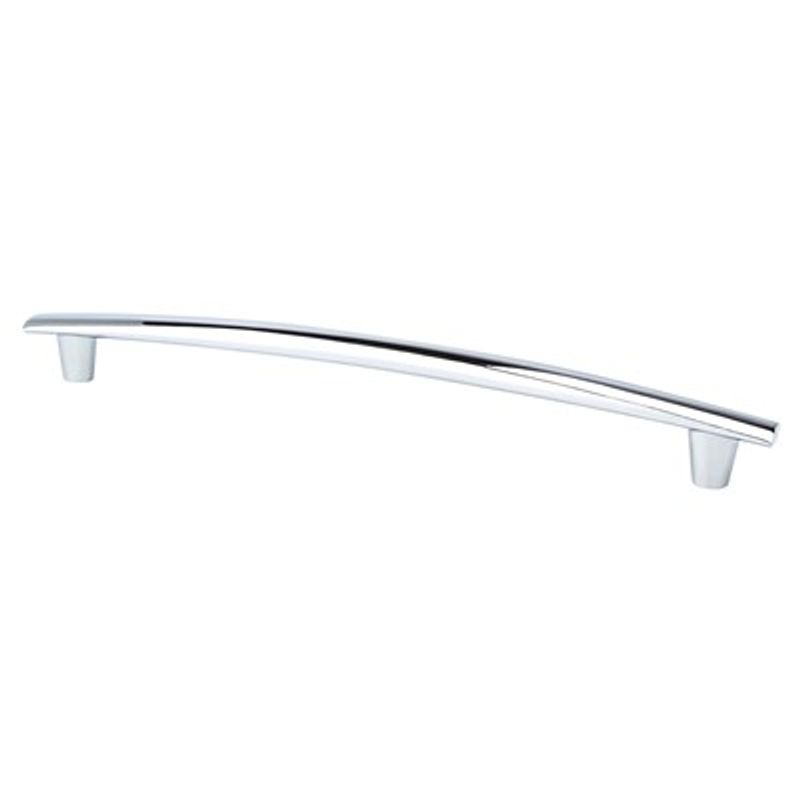 11.69' Transitional Modern Classic Subtle Arch Appliance Pull in Polished Chrome from Meadow Collection
