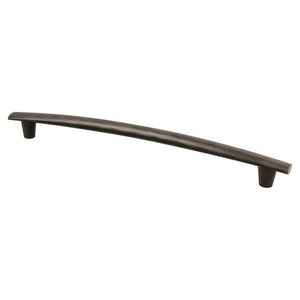 11.69' Transitional Modern Classic Subtle Arch Pull in Verona Bronze from Meadow Collection