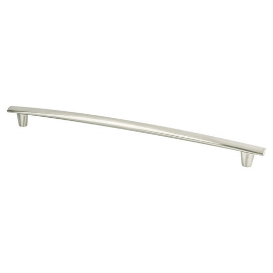 14.19" Transitional Modern Subtle Arch Appliance Pull in Brushed Nickel from Meadow Collection