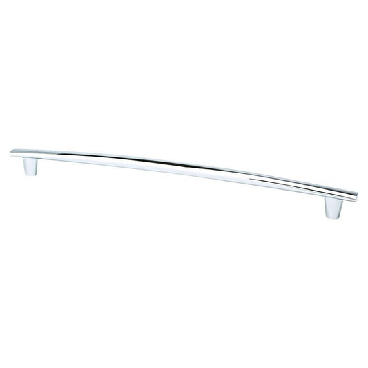 14.19" Transitional Modern Subtle Arch Appliance Pull in Polished Chrome from Meadow Collection