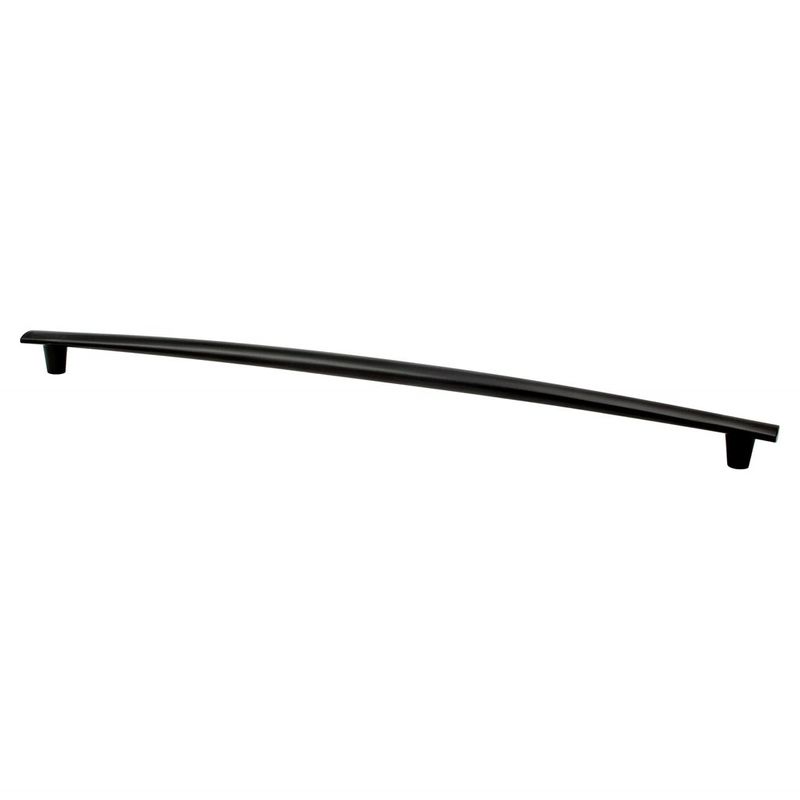 19.25' Transitional Modern Appliance Pull in Matte Black from Meadow Collection