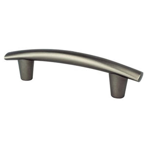 5.44' Transitional Modern Subtle Arch Pull in Graphite from Meadow Collection