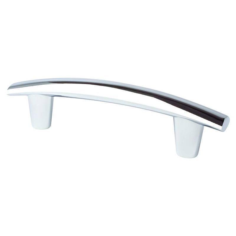 5.44' Transitional Modern Subtle Arch Pull in Polished Chrome from Meadow Collection