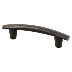 5.44' Transitional Modern Subtle Arch Pull in Verona Bronze from Meadow Collection