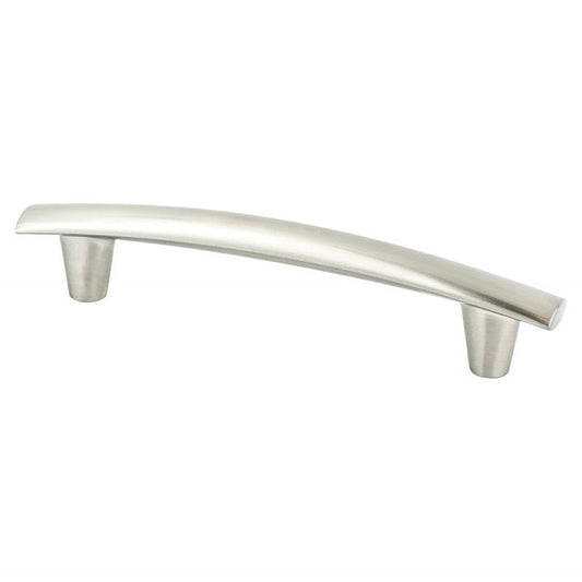 6.63" Transitional Modern Subtle Arch Pull in Brushed Nickel from Meadow Collection