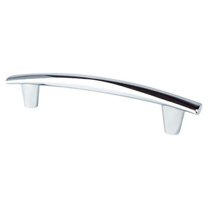 6.63' Transitional Modern Subtle Arch Pull in Polished Chrome from Meadow Collection
