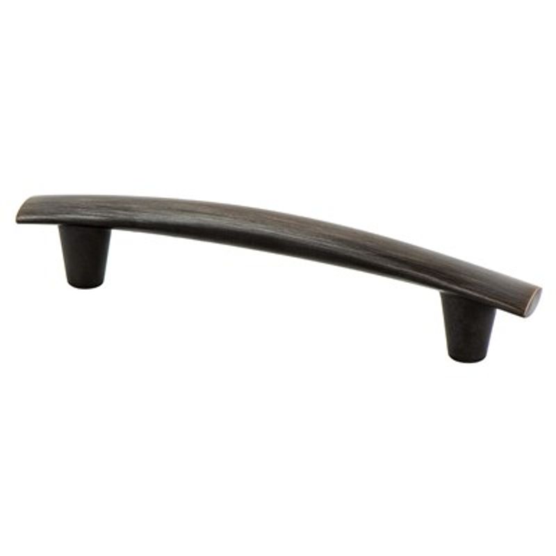 6.63' Transitional Modern Subtle Arch Pull in Verona Bronze from Meadow Collection