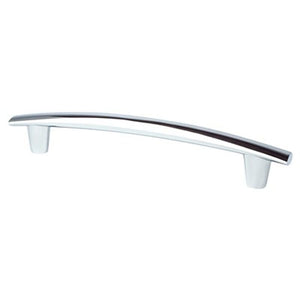 7.88' Transitional Modern Subtle Arch Pull in Polished Chrome from Meadow Collection