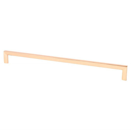 13" Contemporary Slim Bar Appliance Pull in Polished Copper from Metro Collection