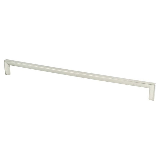 13" Contemporary Slim Bar Pull in Brushed Nickel from Metro Collection