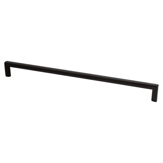 13" Contemporary Slim Bar Pull in Matte Black from Metro Collection