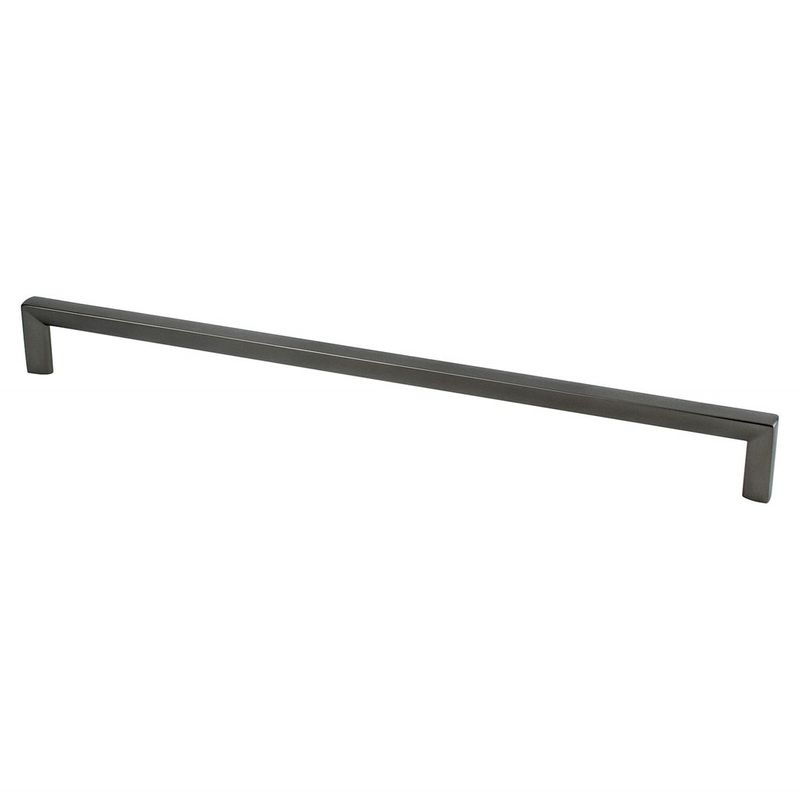 13' Contemporary Slim Bar Pull in Slate from Metro Collection