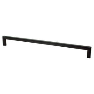 18.25' Contemporary Appliance Pull in Matte Black from Metro Collection