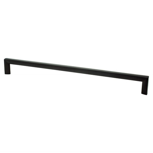 18.25" Contemporary Appliance Pull in Matte Black from Metro Collection