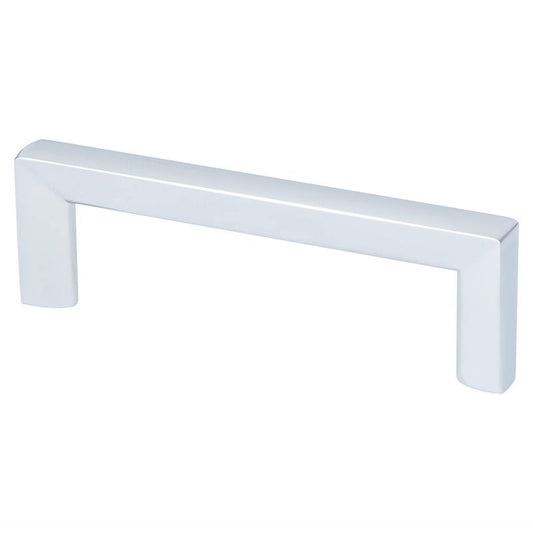 4.19" Contemporary Square Pull in Polished Chrome from Metro Collection