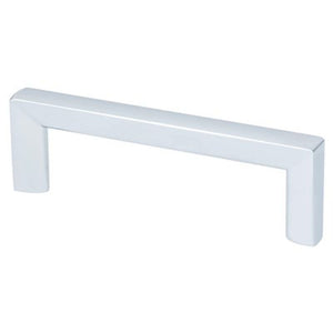 4.19' Contemporary Square Pull in Polished Chrome from Metro Collection