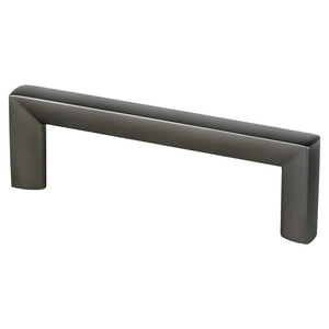 4.19' Contemporary Square Pull in Slate from Metro Collection