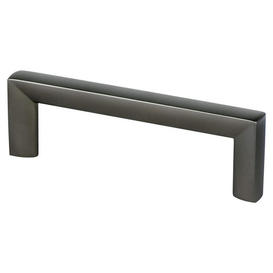 4.19" Contemporary Square Pull in Slate from Metro Collection