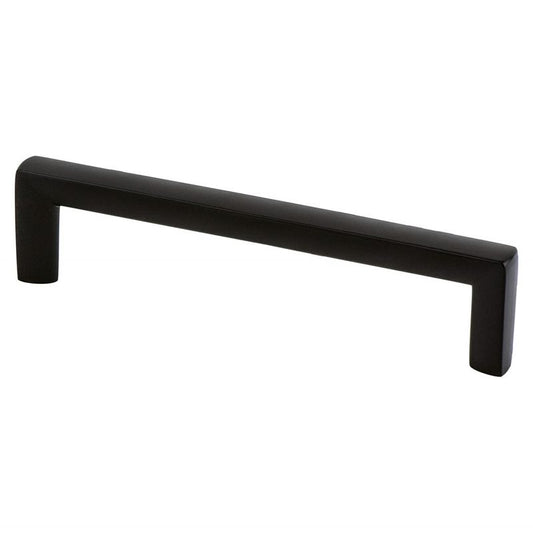 5.44" Contemporary Square Pull in Matte Black from Metro Collection