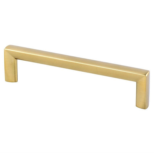 5.44" Contemporary Square Pull in Modern Brushed Gold from Metro Collection