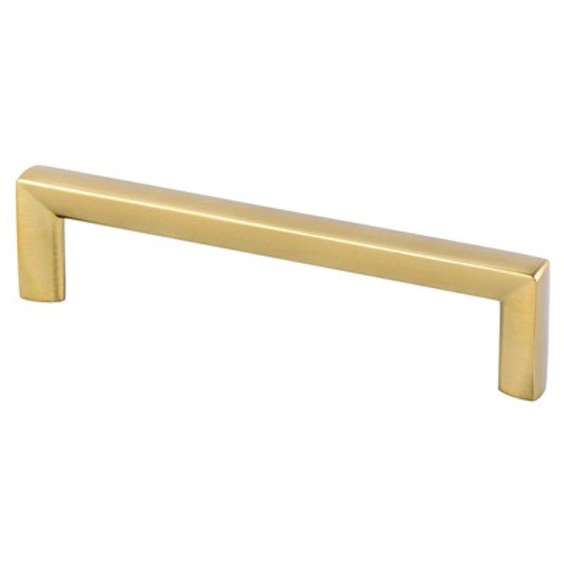 5.44' Contemporary Square Pull in Modern Brushed Gold from Metro Collection
