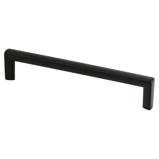 6.69" Contemporary Square Pull in Matte Black from Metro Collection