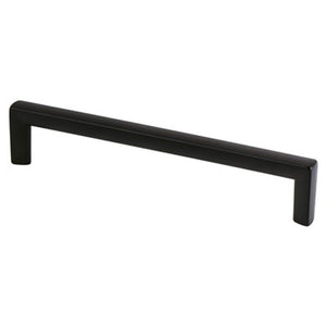 6.69' Contemporary Square Pull in Matte Black from Metro Collection