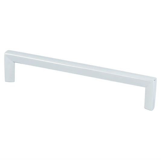 6.69" Contemporary Square Pull in Polished Chrome from Metro Collection