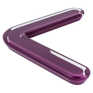 6.31' Contemporary Bent Pull in Transparent Violet from Next Collection