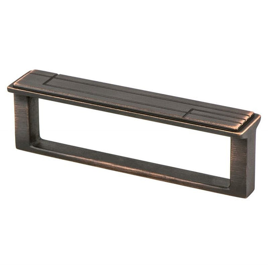 4.06" Artisan Flat Pull in Verona Bronze from Oak Collection