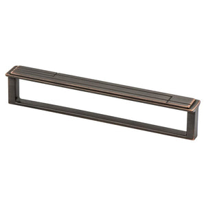 6.63' Artisan Flat Pull in Verona Bronze from Oak Collection