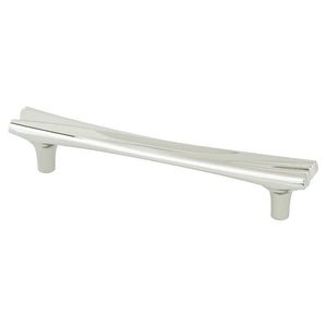 6.25' Artisan Flat Bar Pull in Polished Nickel from Puritan Collection