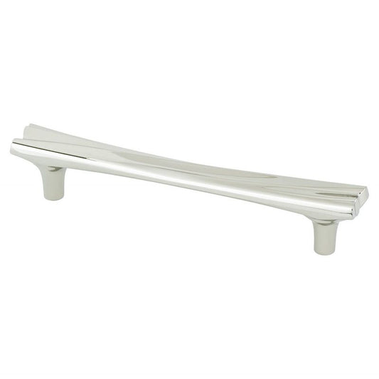 6.25" Artisan Flat Bar Pull in Polished Nickel from Puritan Collection