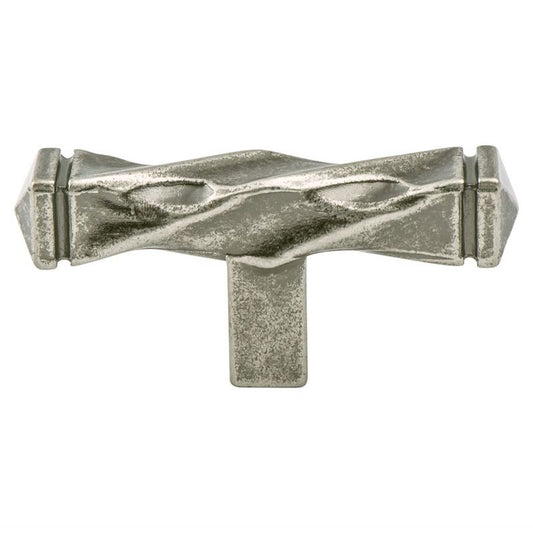 0.5" Wide Artisan T-Bar in Weathered Nickel from Rhapsody Collection