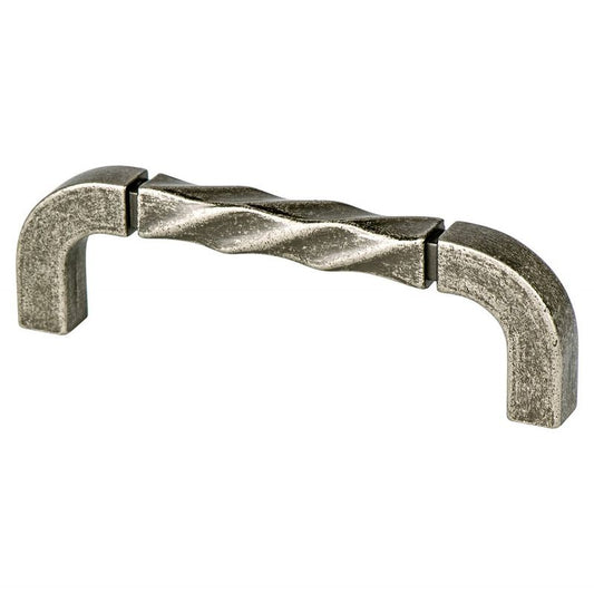 4.19" Artisan Twisted Pull in Weathered Nickel from Rhapsody Collection